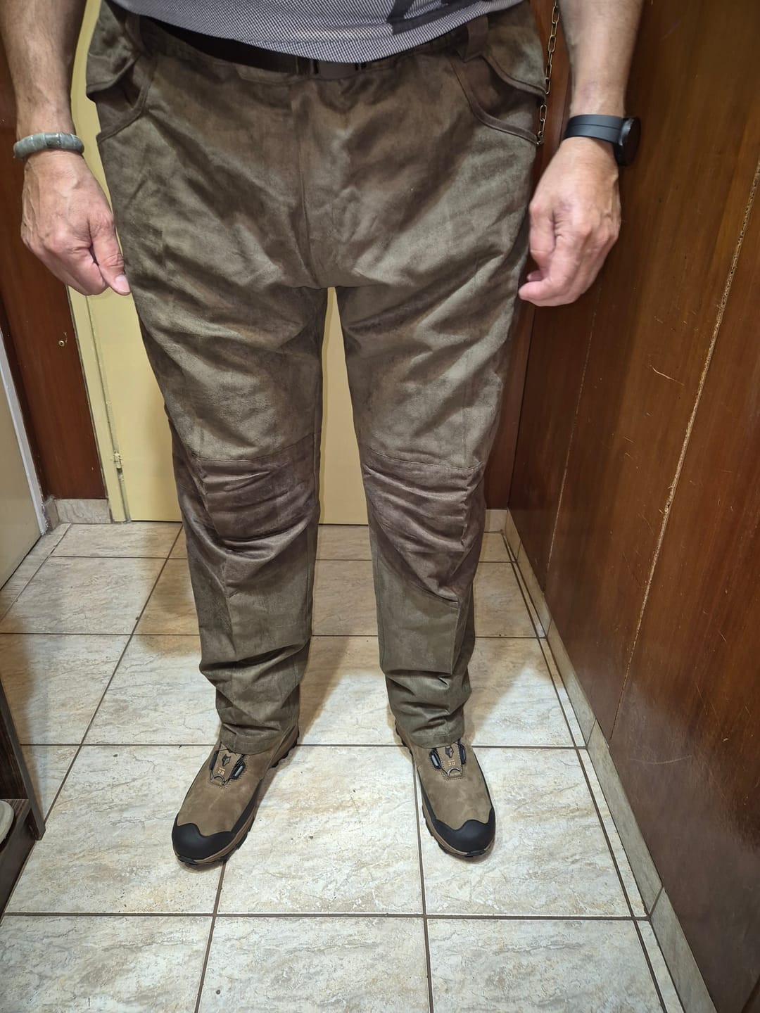 Customer photo review of XPR Безшумен Летен Ловен Панталон | Ловно Зелено