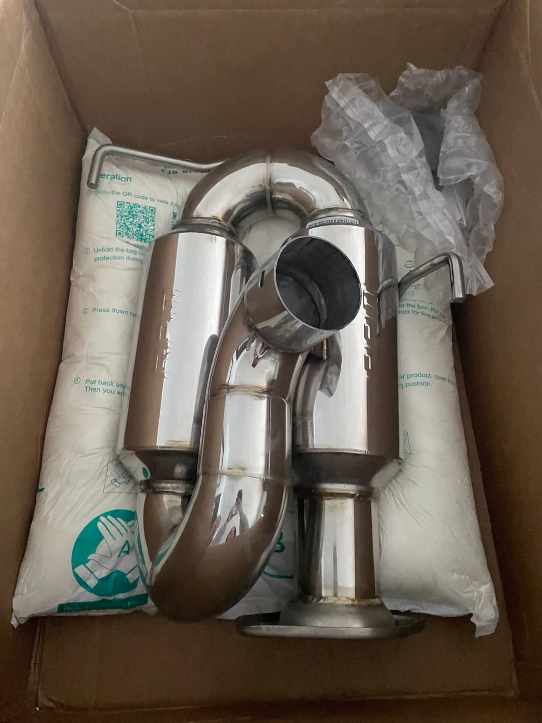 Customer photo review of RPM Polaris RZR Pro R 3" DUAL Sport Muffler W/ 3" Tip