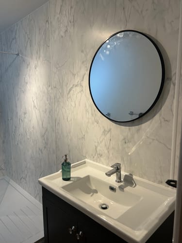 Customer photo review of Classique 800mm Floor Standing 2-Door Unit & Basin 1TH - Satin Anthracite
