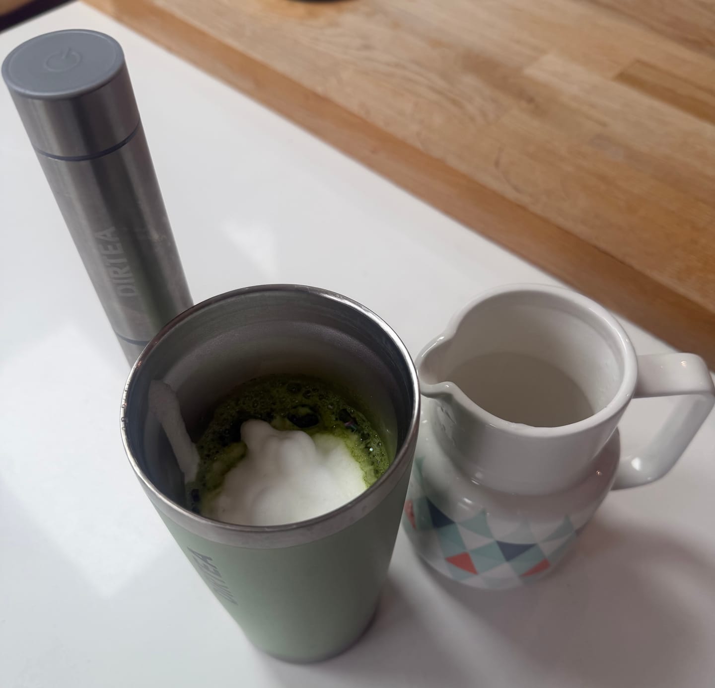 Customer photo review of DIRTEA Matcha