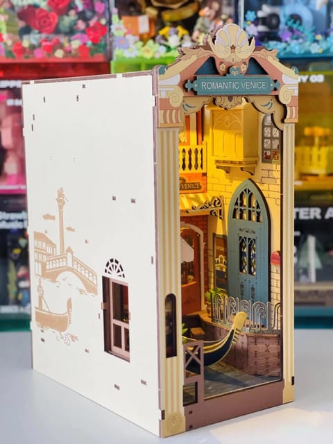 Customer photo review of DIY Book Nook kit - Romantic Venice