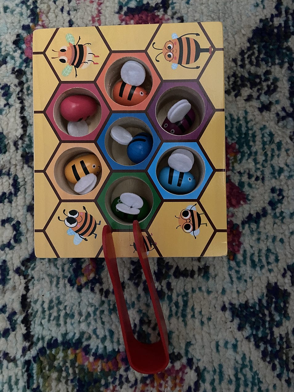 Customer photo review of Marvin’s Bee Sorting Game