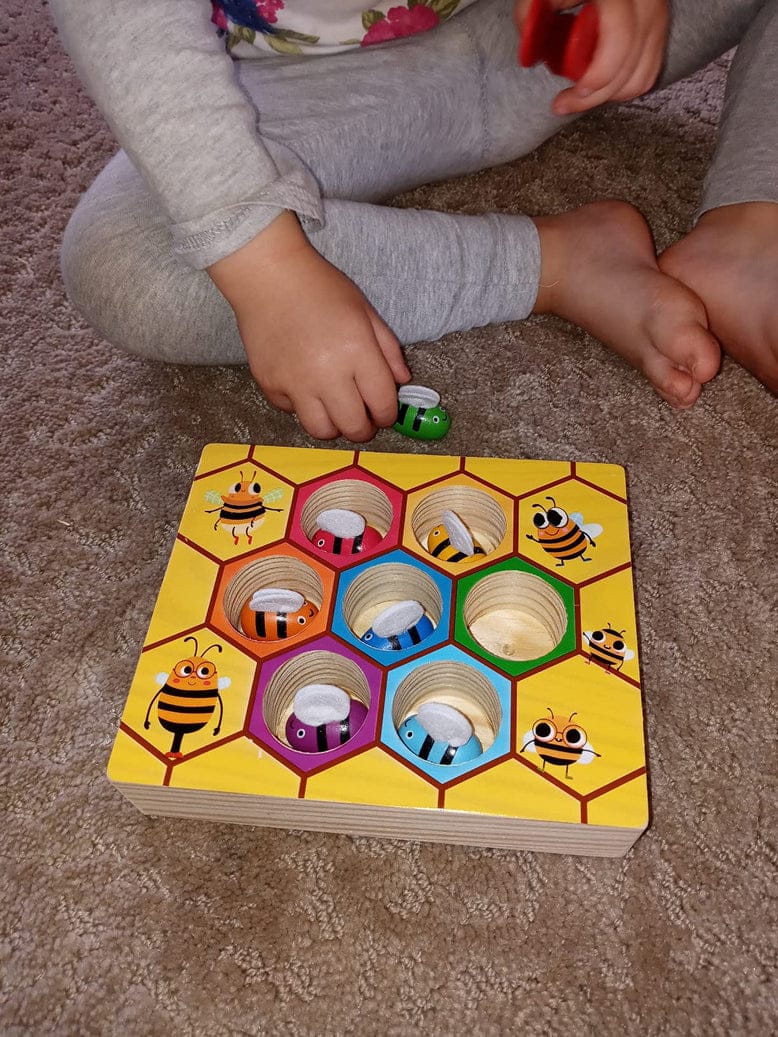 Customer photo review of Marvin’s Bee Sorting Game