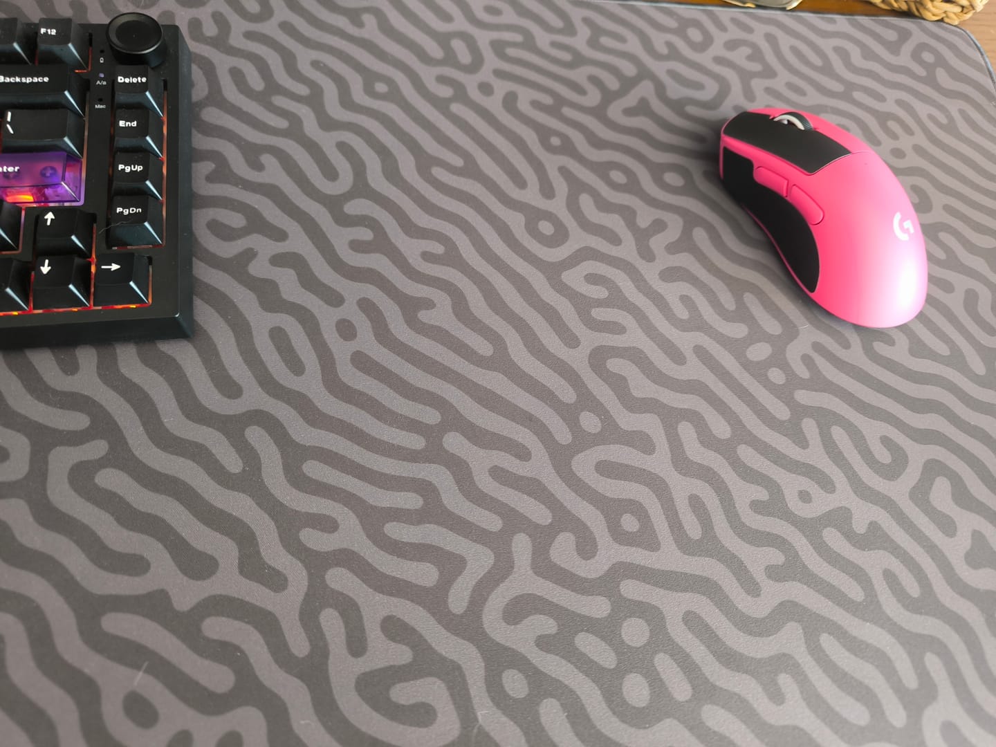Customer photo review of Wraith Studio Jungle Maze Deskmat