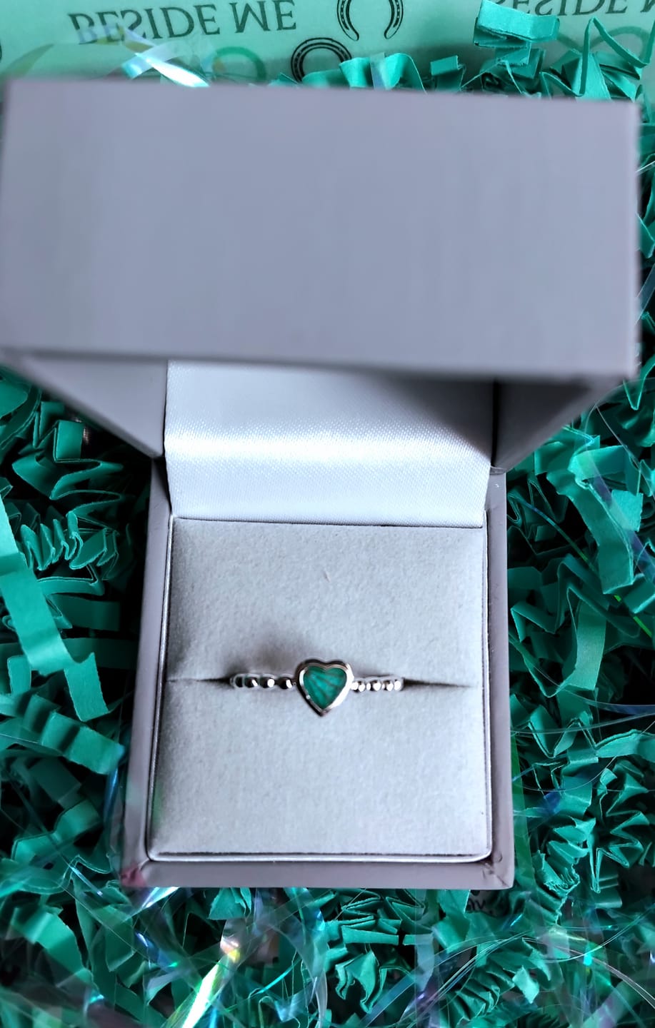 Customer photo review of Bobble Heart Ring