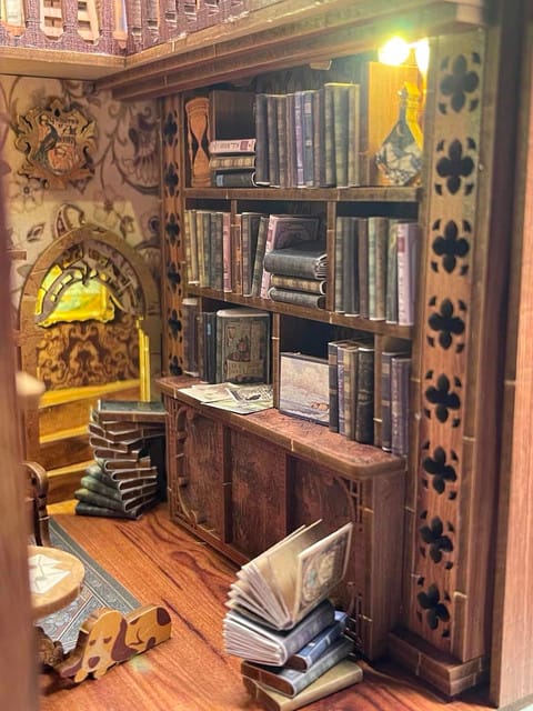 Customer photo review of DIY Book Nook Kit - Eternal Bookstore