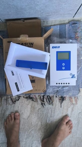 Customer photo review of Easun Power 60A MPPT Solar Charger Controller