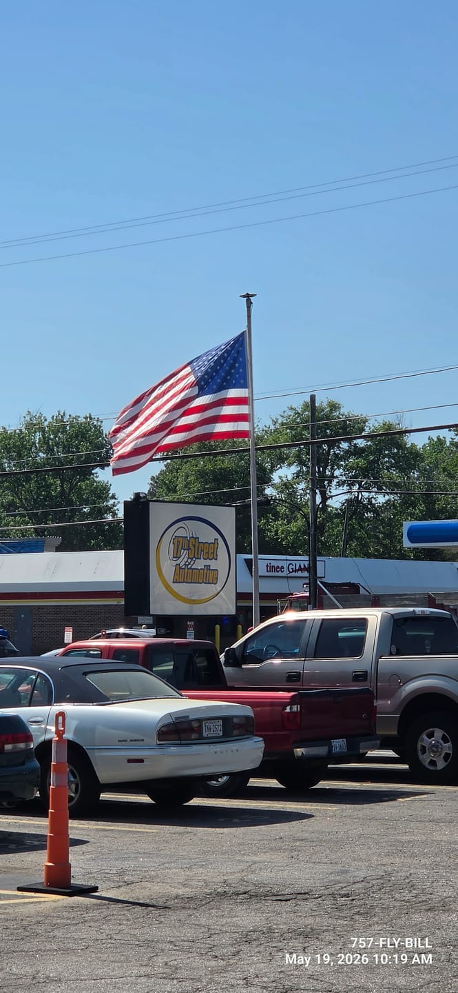 Customer photo review of 6' x 10' American Flag