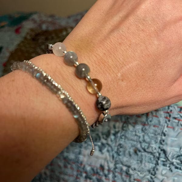 Customer photo review of Moon Phases Crystal Healing Bracelet