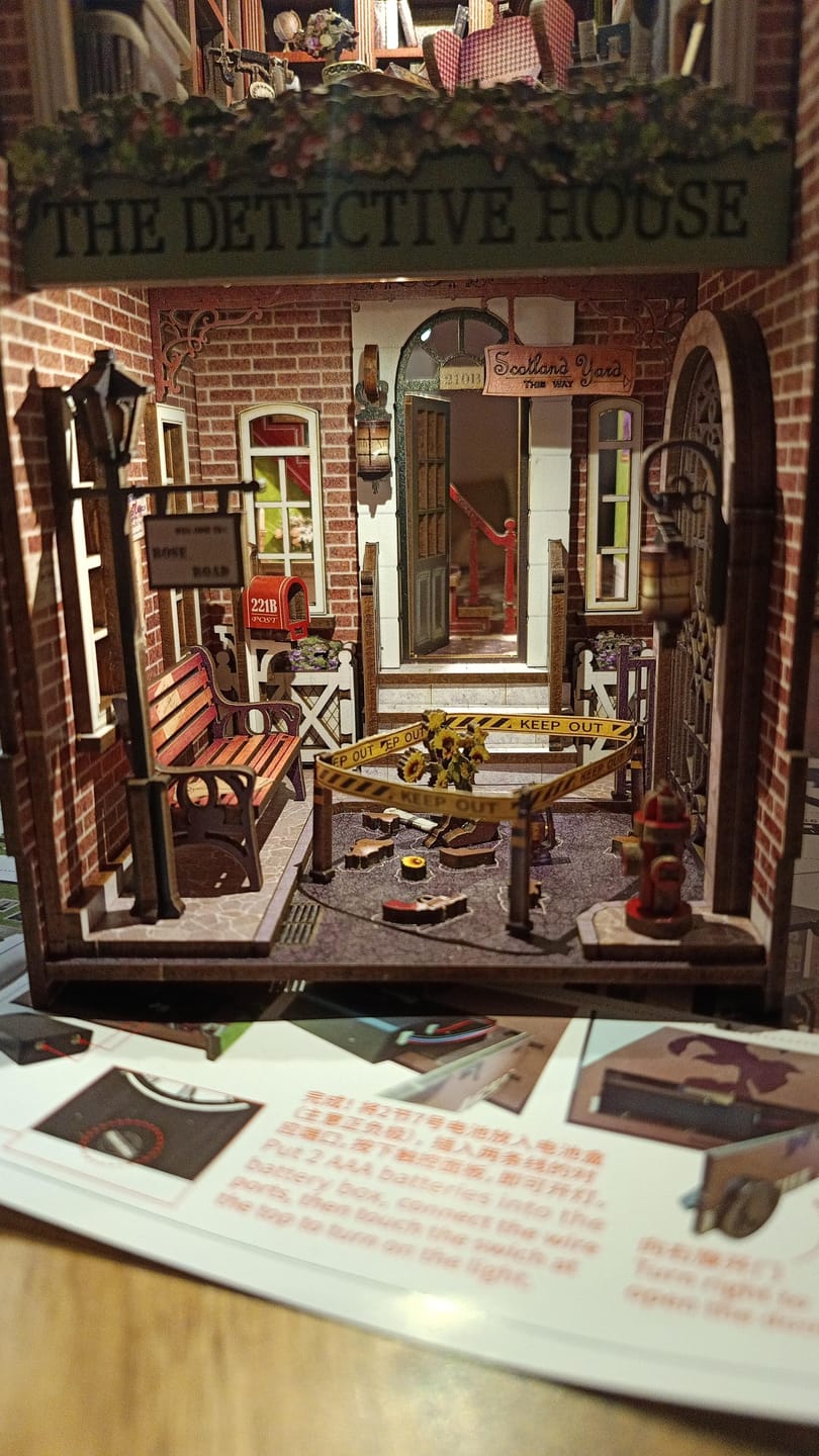 Customer photo review of DIY Book Nook Kit - Rose Detective Agency