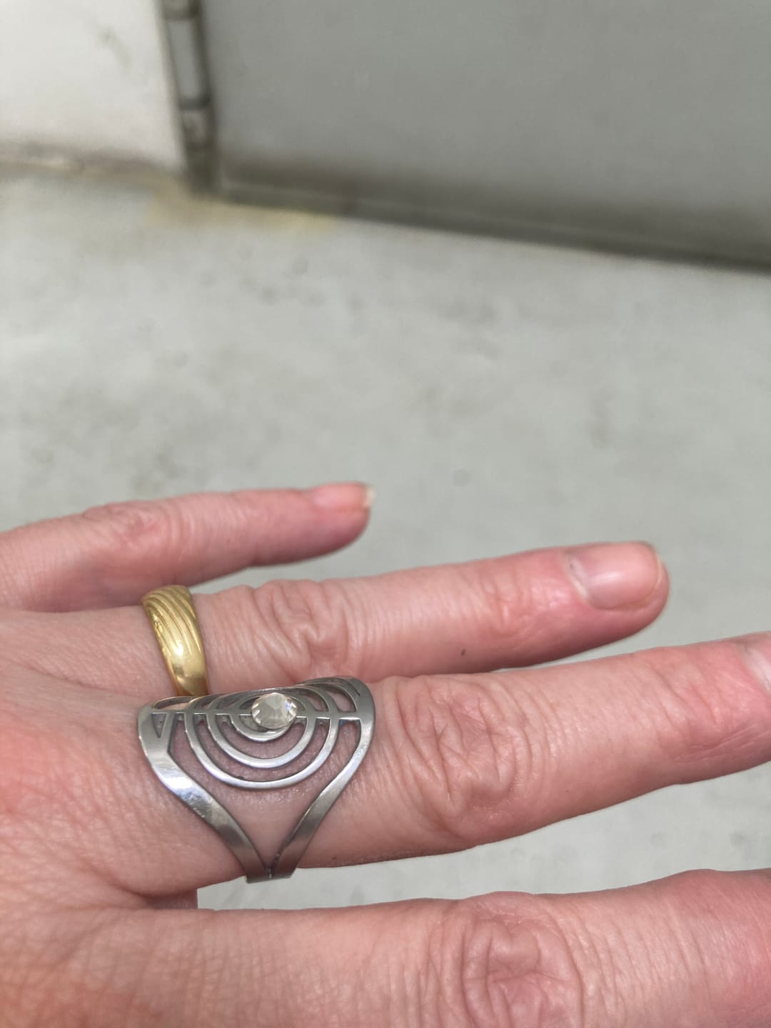 Customer photo review of Anello in Acciaio Inossidabile con Simbolo Choku Rei