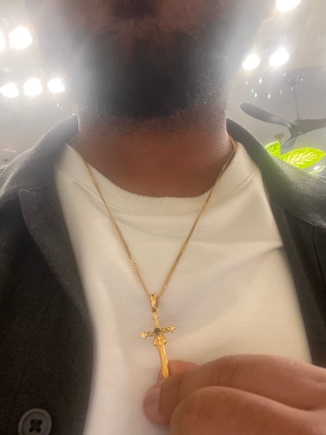 Customer photo review of Sword Pendant