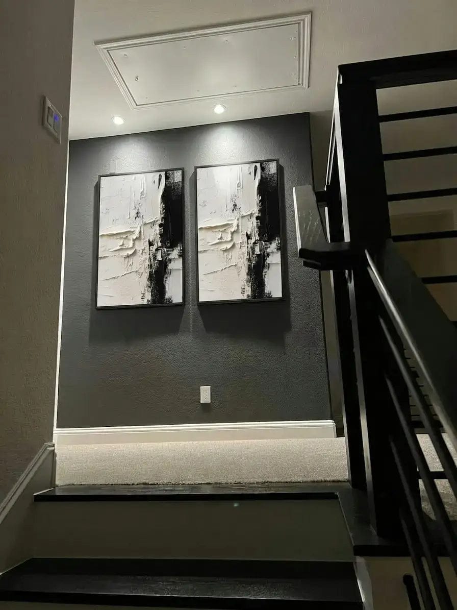 Customer photo review of Original Abstract Oil Painting #CXV066