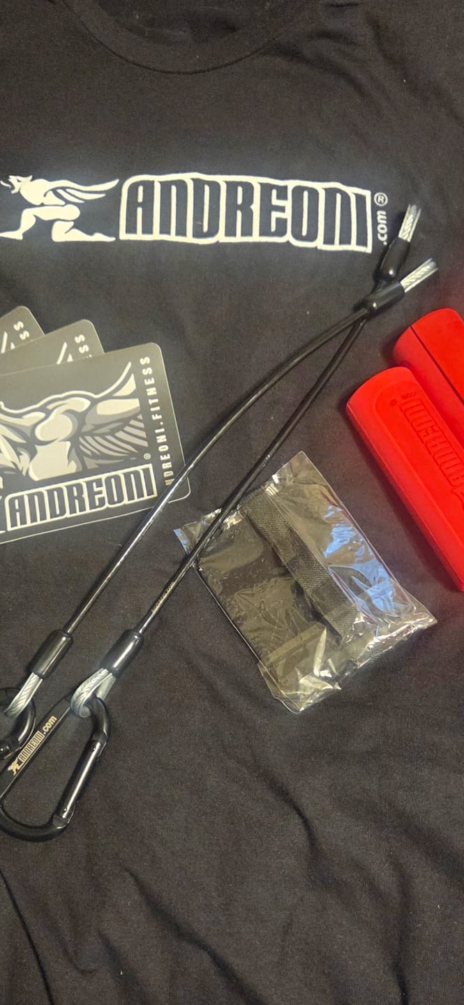 Customer photo review of Cable Machine Extension Set 9.75" – Boost Your Range and Vary Your Exercises.