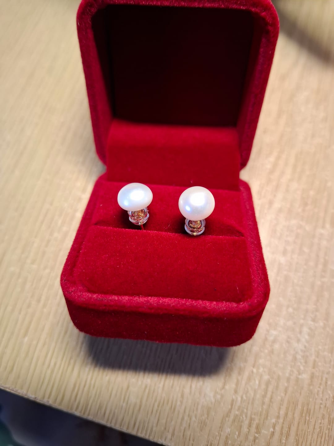 Customer photo review of Boucle D'oreille Perle de Culture Kaida