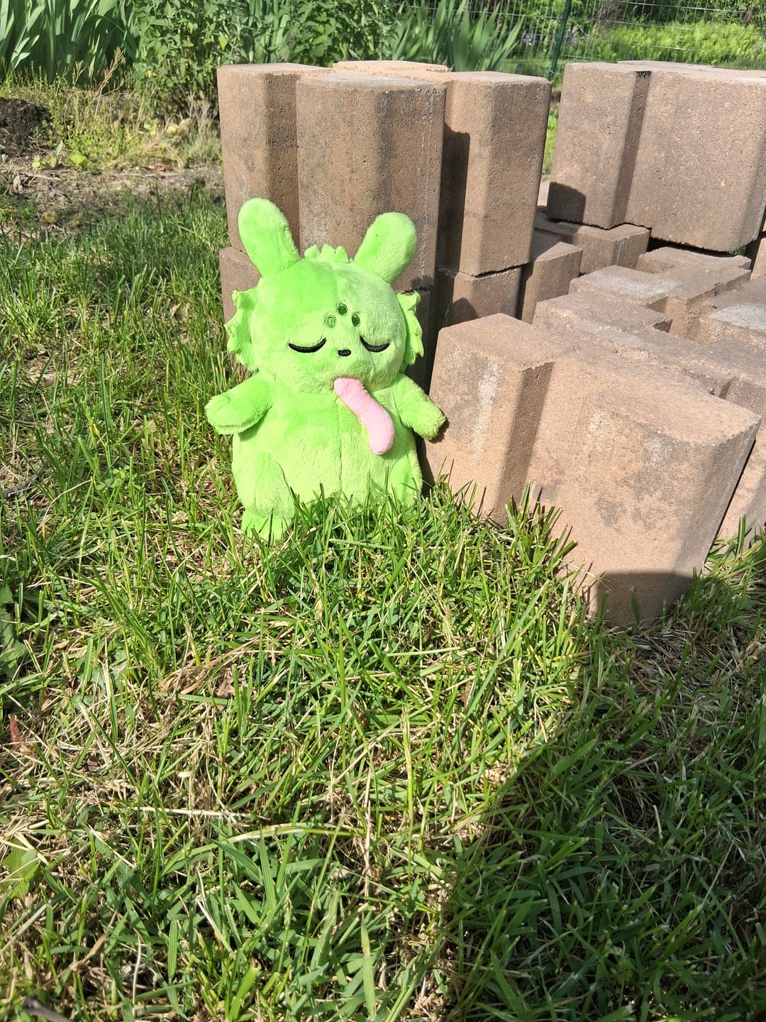 Customer photo review of Rain World - Saint Slugpup Plush