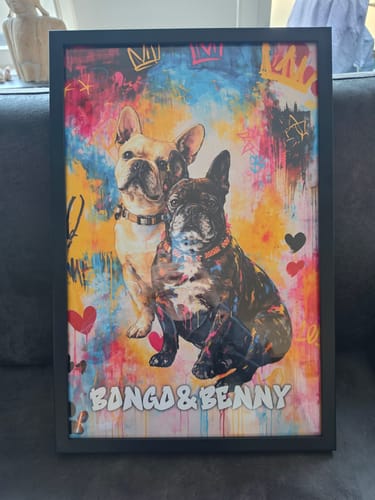 Customer photo review of Graffiti - Gepersonaliseerde Poster