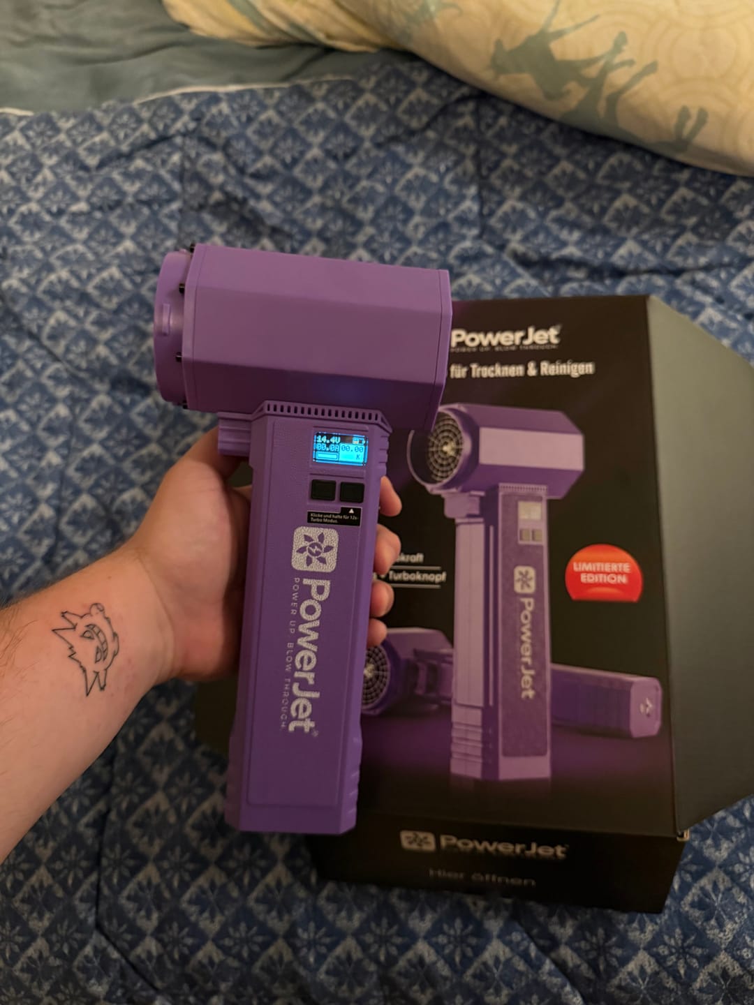 Customer photo review of PowerJet | Purple Limited Edition