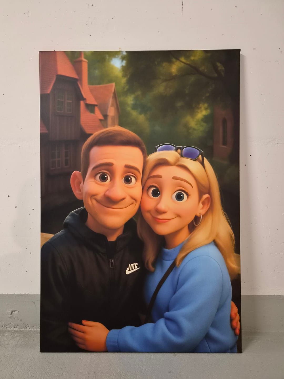 Customer photo review of Personalisierte Leinwand - Animiertes Portrait