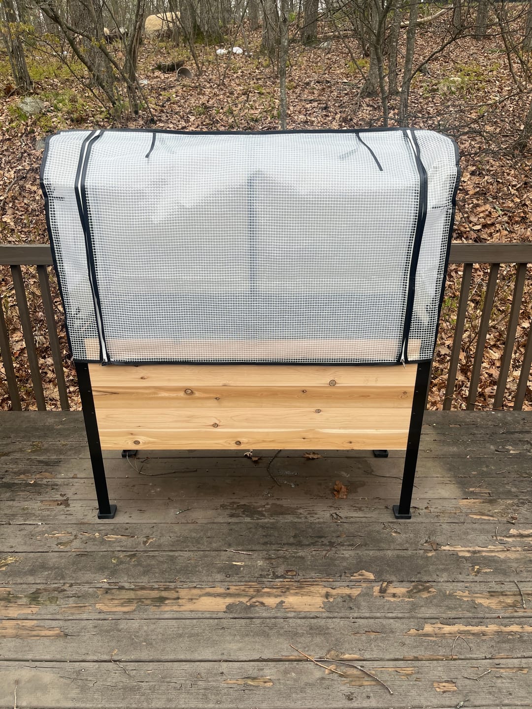 Customer photo review of Greenhouse Cover