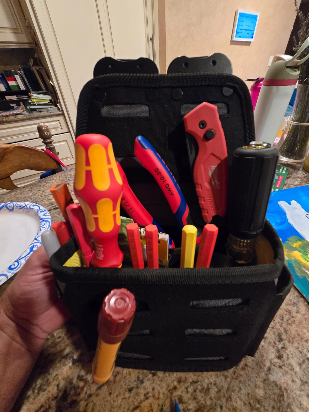 Customer photo review of ModPouch XL | Clip-On Modular Tool Pouch