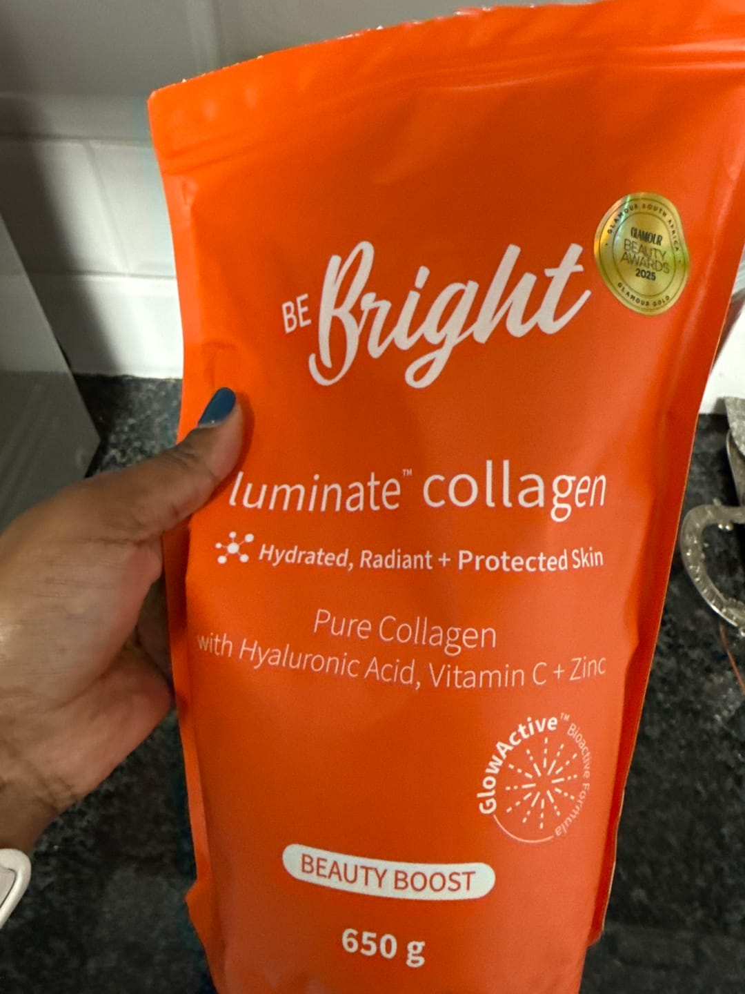 Customer photo review of LUMINATE 650g POUCH