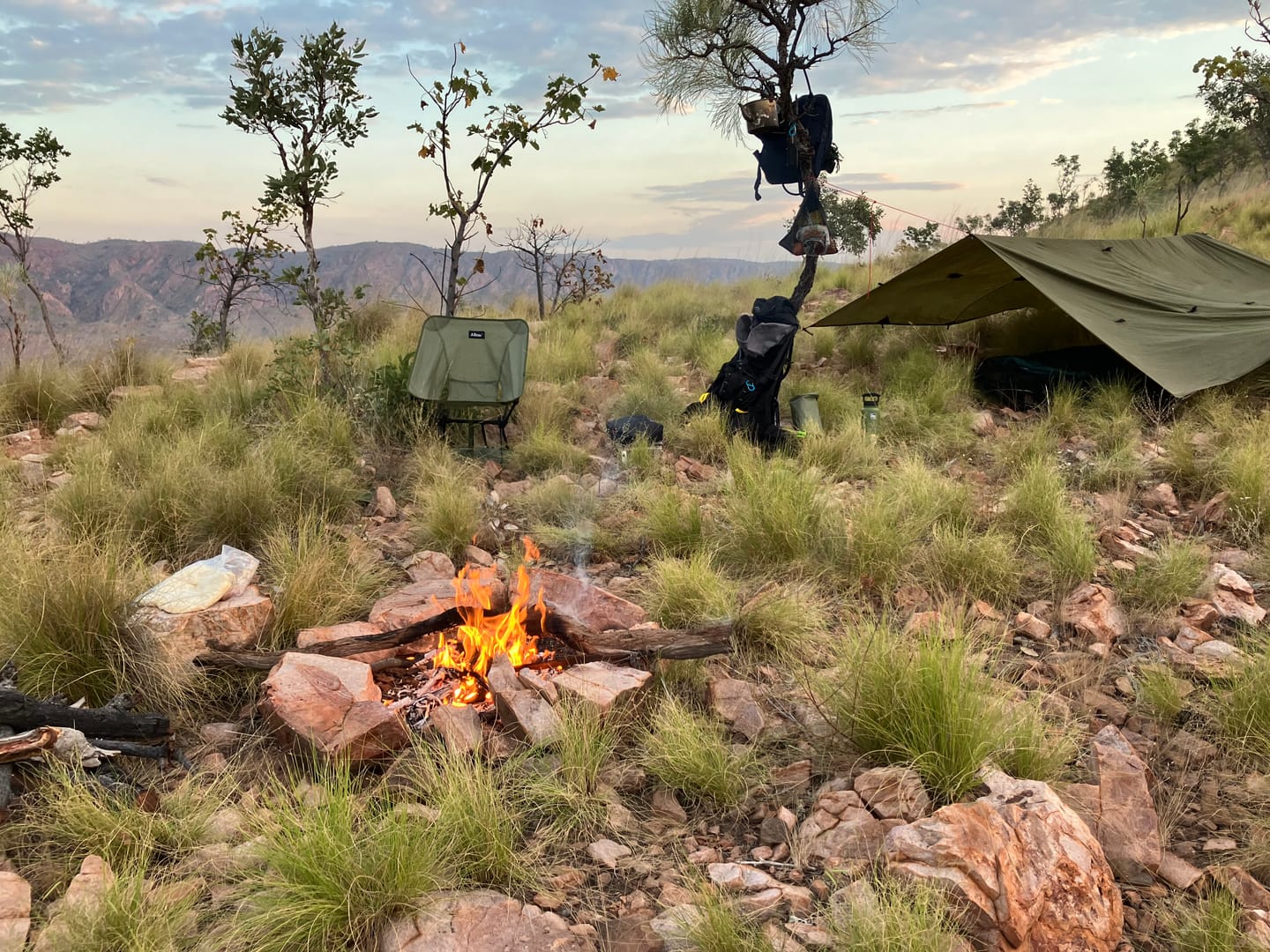 Customer photo review of 3m x 3m Lightweight Tarp