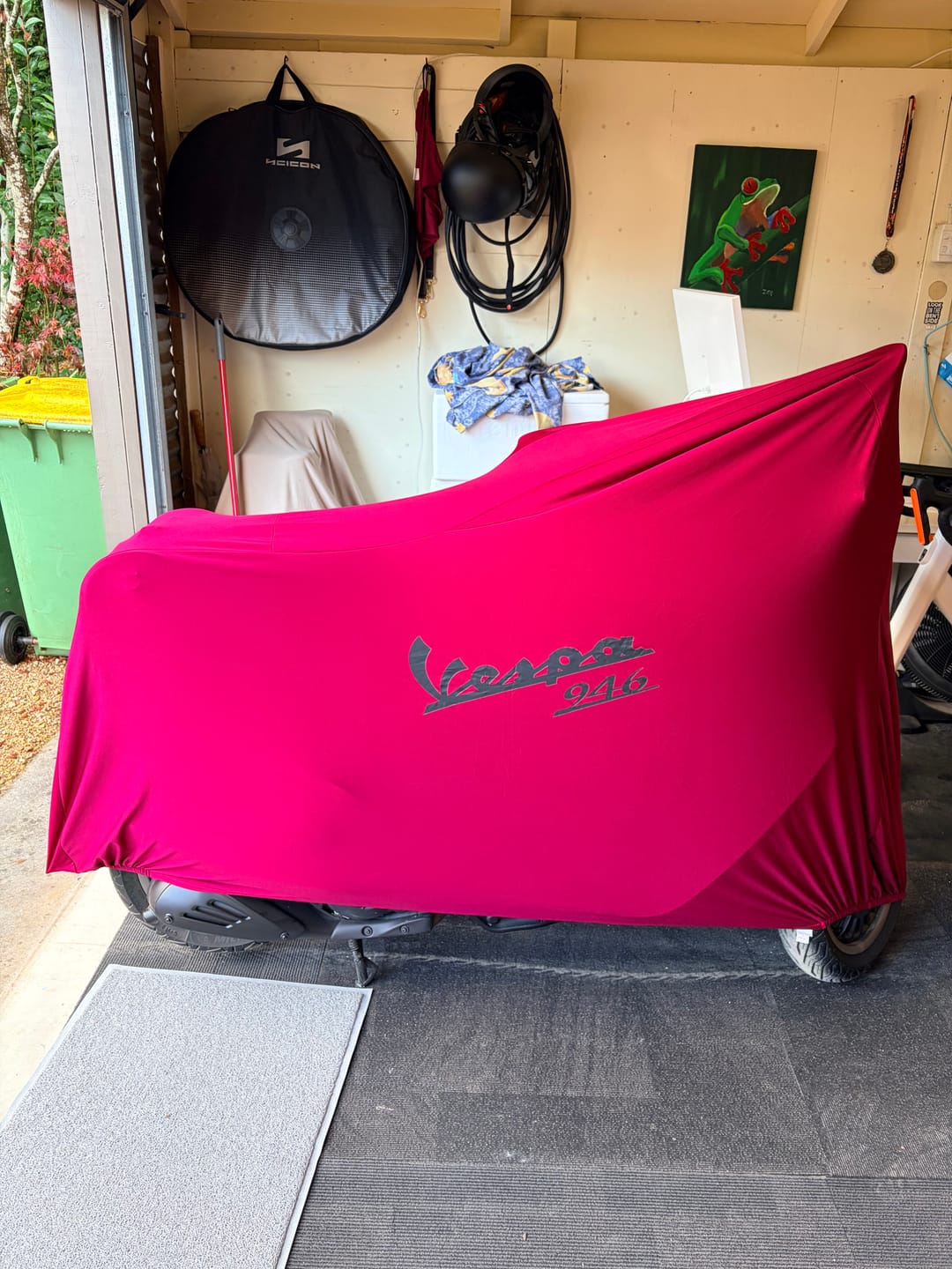 Customer photo review of Indoor Custom Motorcycle Covers
