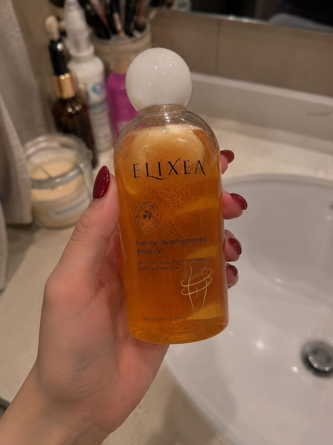 Customer photo review of DrenaSlim ACTIVATOR® – Siero Tonificante