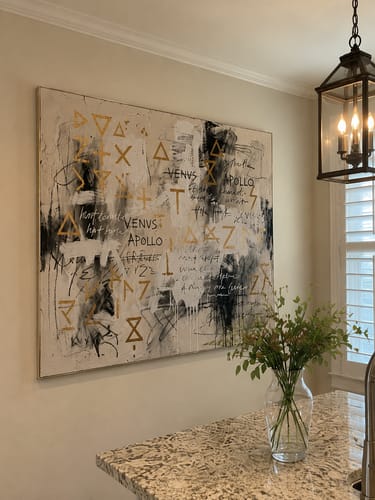 Customer review photo for Abstract Graffiti Art #CSQ056