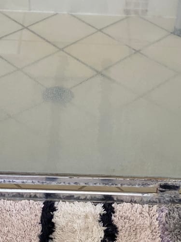Customer photo review of GLASSGUARD® Glass Restoration Stain Remover Diamond Edition