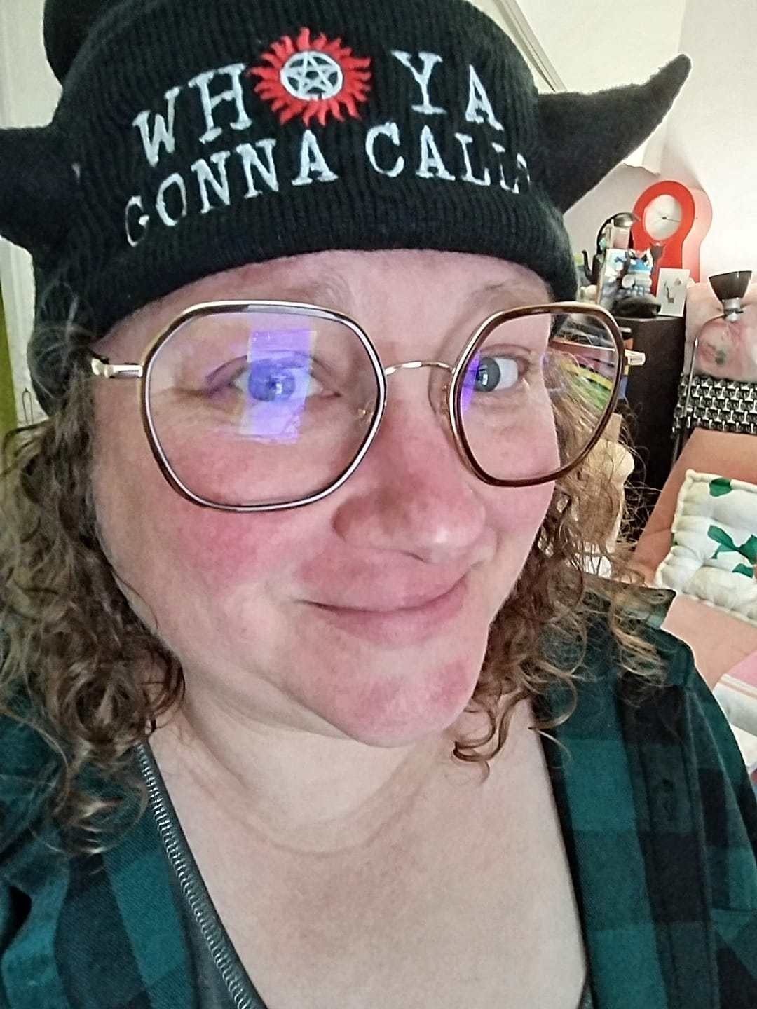 Customer photo review of Who Ya Gonna Call Beanie
