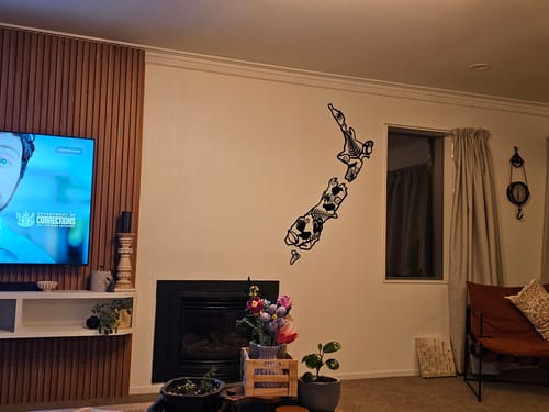 Customer photo review of Kiwiana Icons of NZ Map