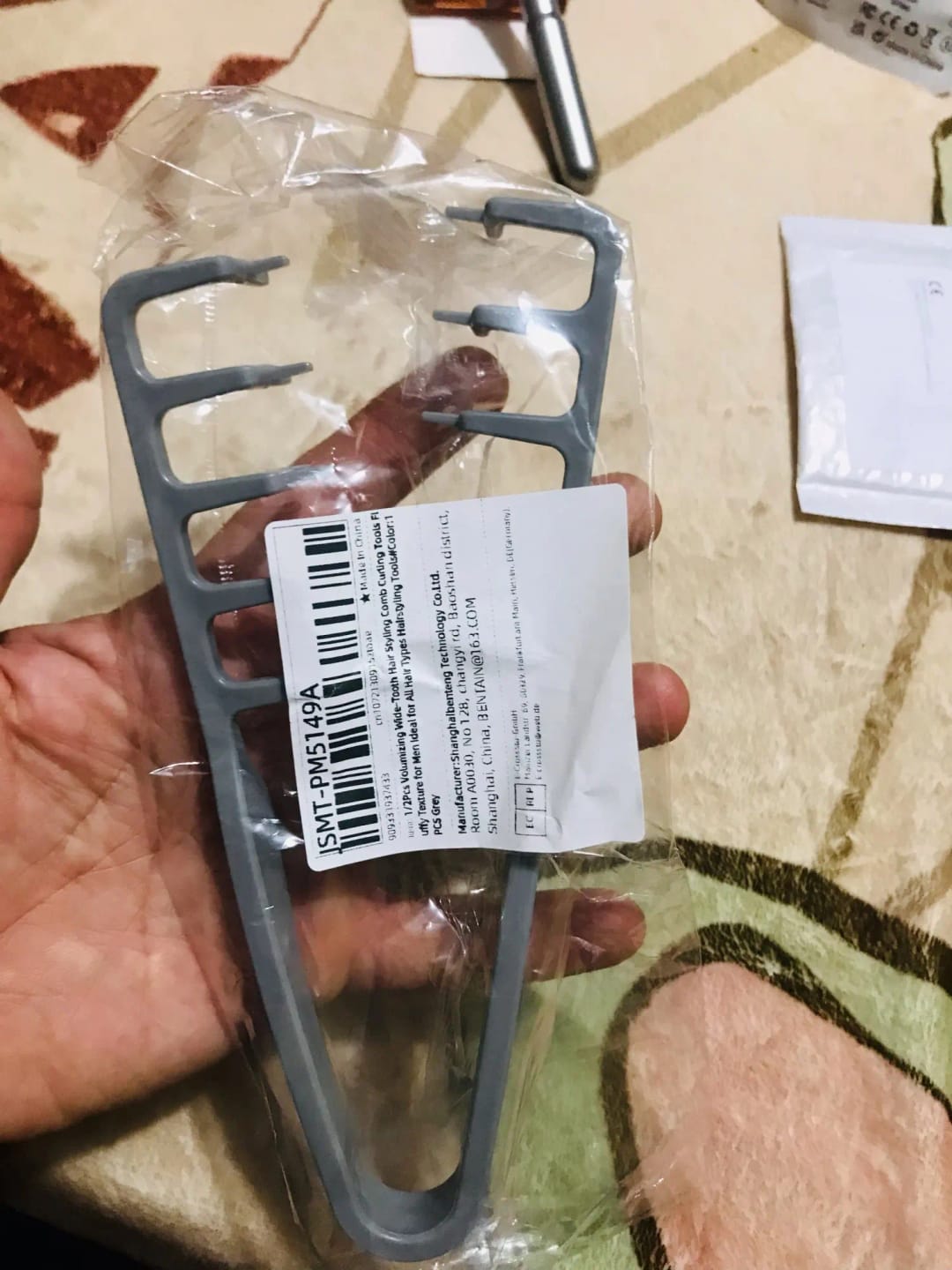 Customer photo review of The HEIR Volume Comb
