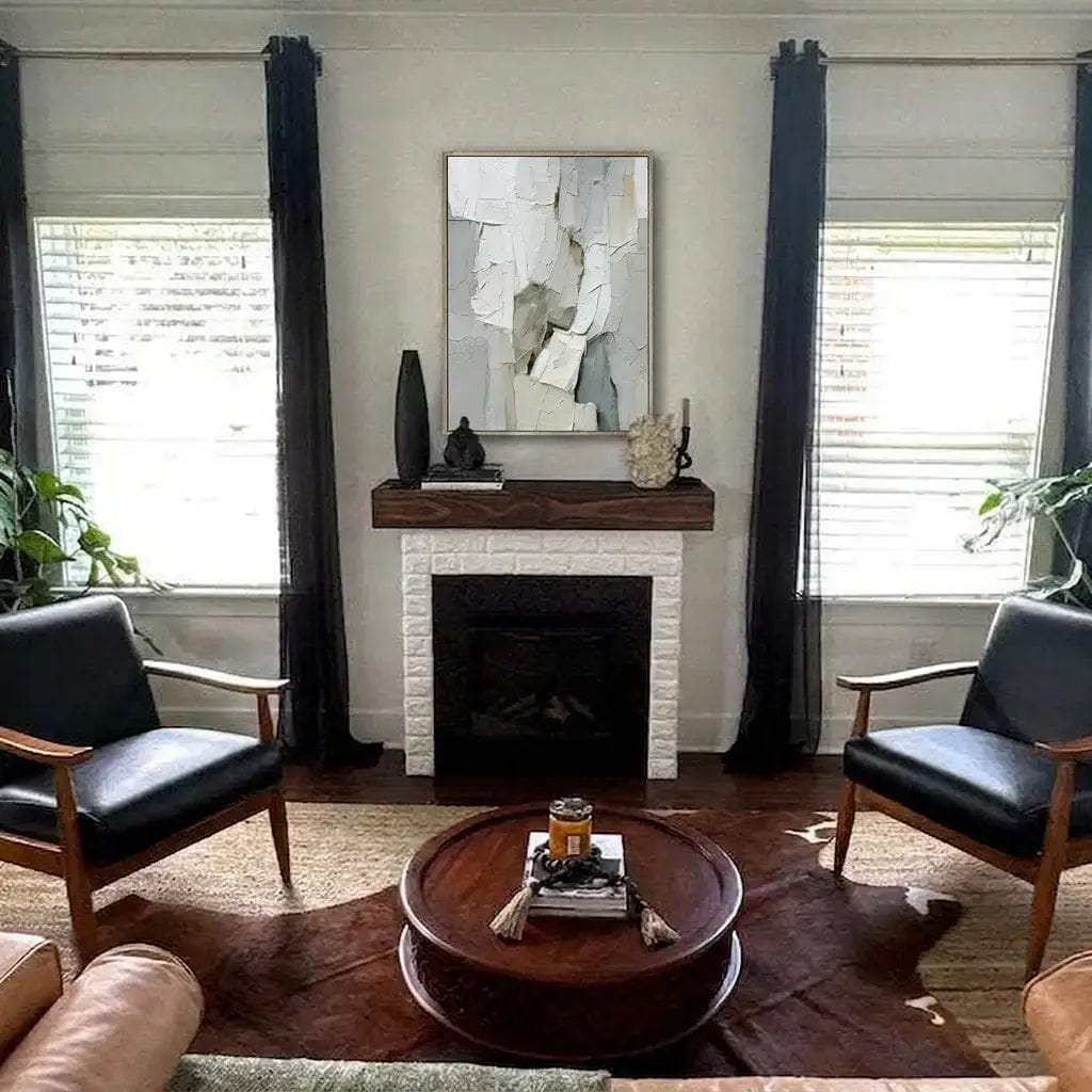 Customer photo review of Abstract Relief Textured Art #CXV038