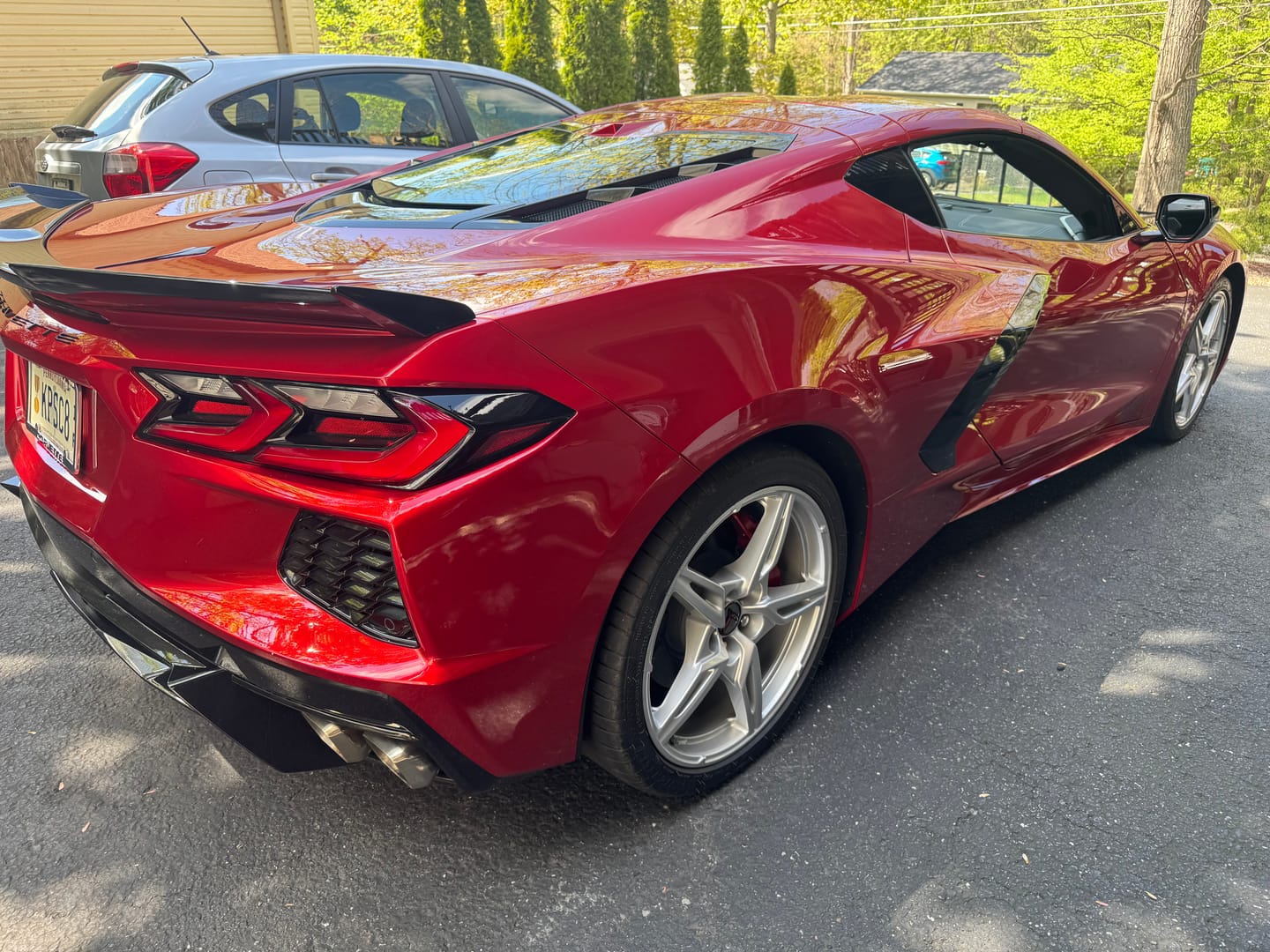 Customer photo review of Z06 Visible Package Corvette C8 Stingray Rear Spoiler
