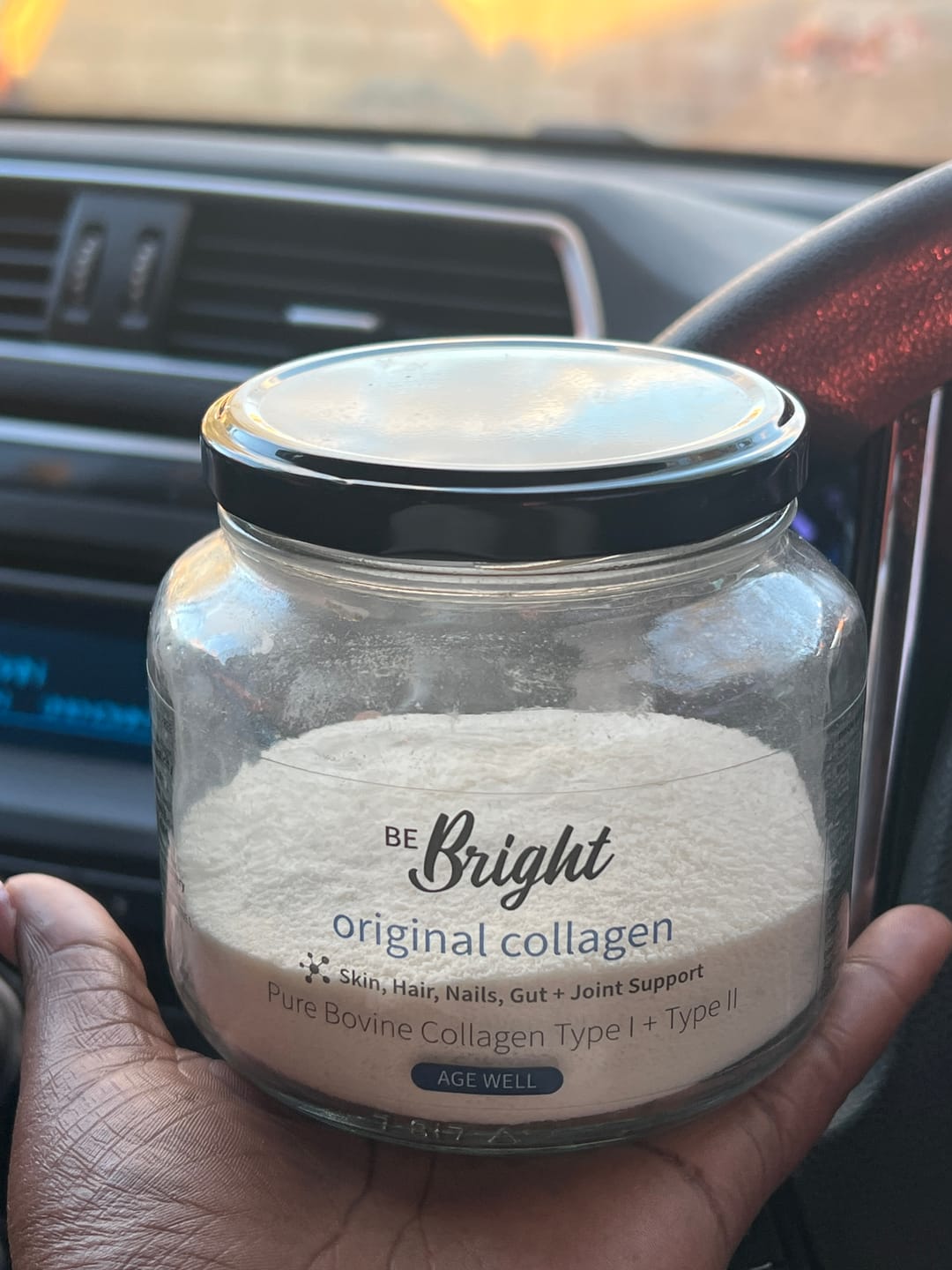 Customer photo review of ORIGINAL COLLAGEN 180g JAR