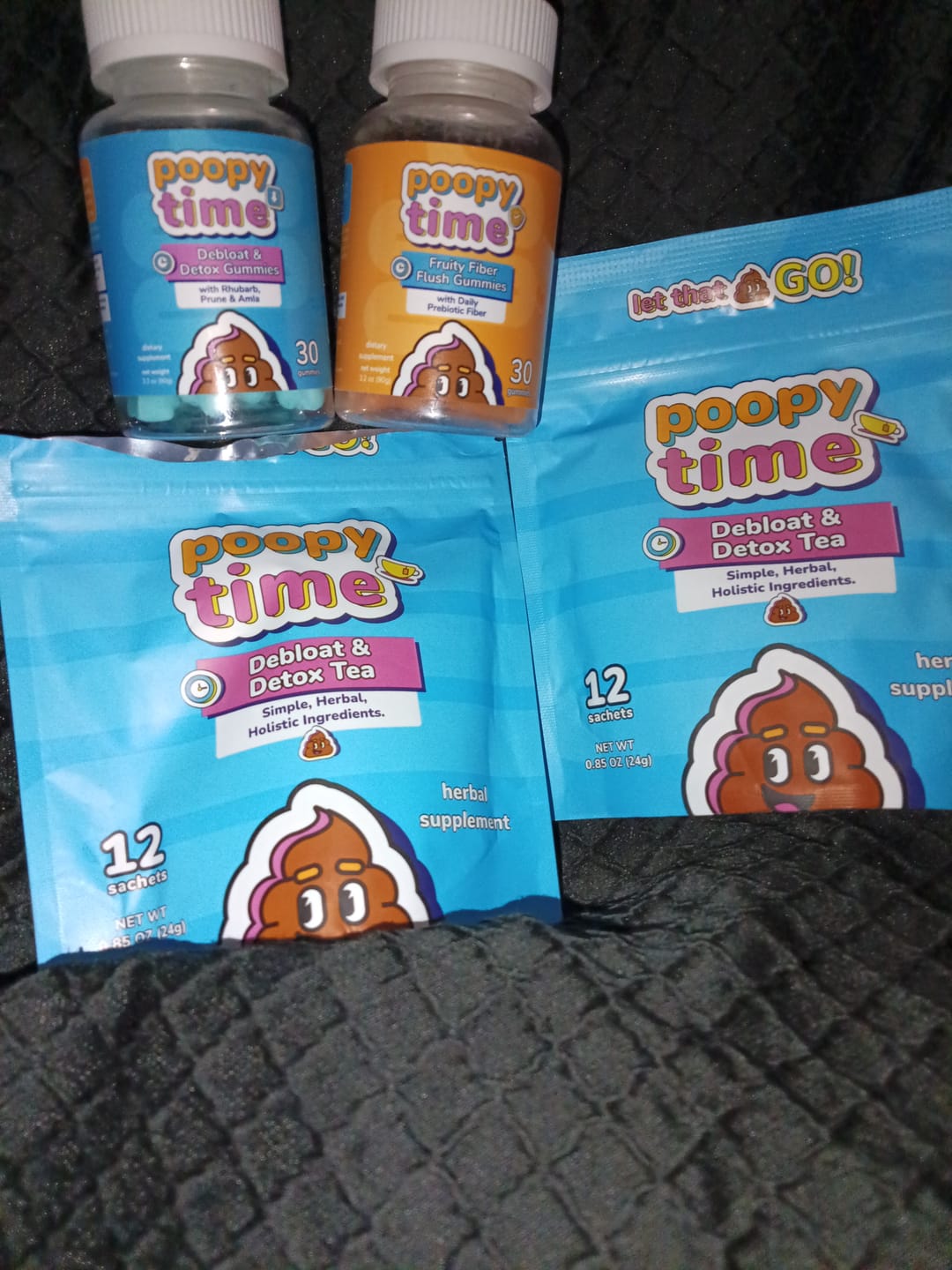 Customer photo review of FREE GIFT! Poopy Time Debloat & Detox Tea