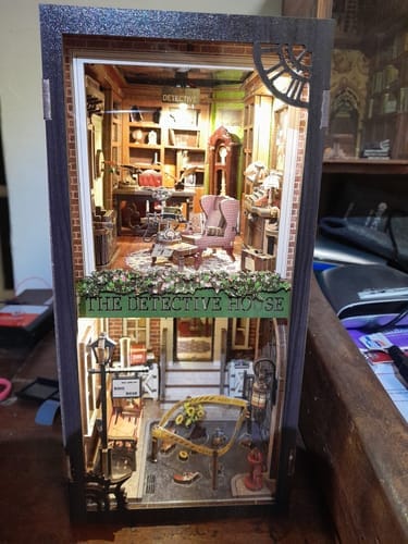 Customer photo review of DIY Book Nook Kit - Rose Detective Agency