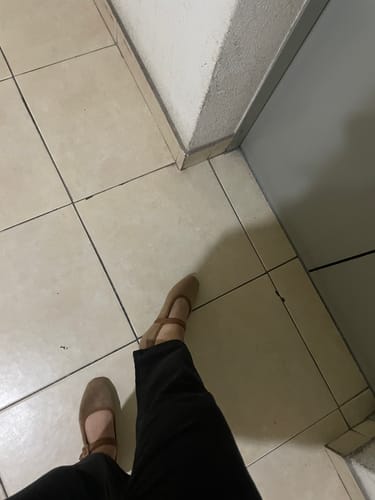 Customer photo review of Zapato Ballerina Cotelé