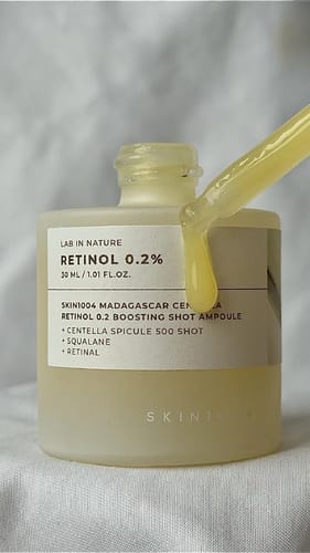 مراجعة بالصور من عميل لمنتج SKIN1004 Madagascar Centella Retinol Ampoule 30ml