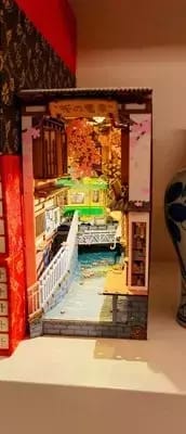 Customer photo review of DIY Book Nook kit - Sakura Densya