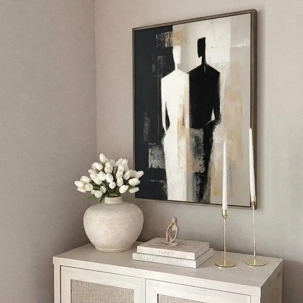 Customer photo review of Minimalist Figure Painting #ZRV008