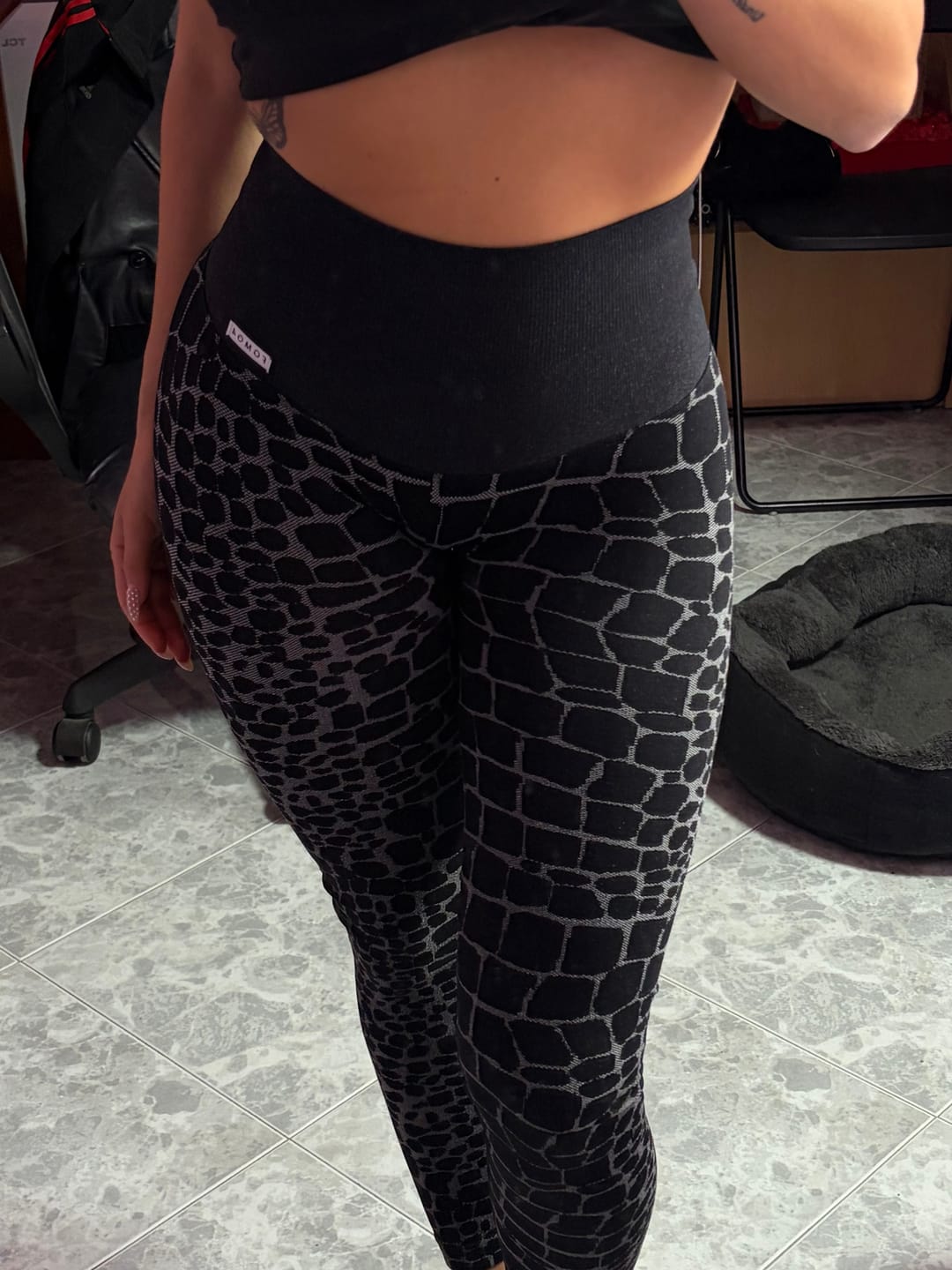 Customer photo review of Leggings Push Up All-Up Cocco Nero