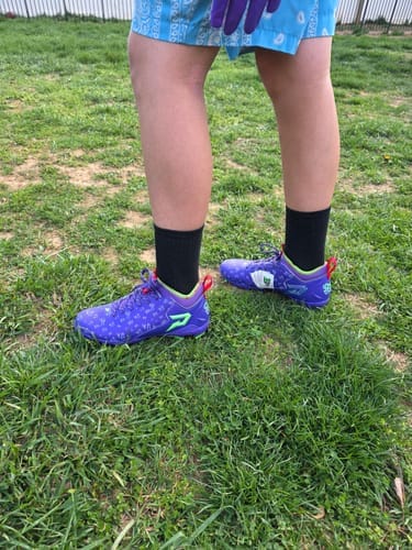 Customer photo review of Classic 'The Joker' Cleats — Quantum Speed by Phenom Elite