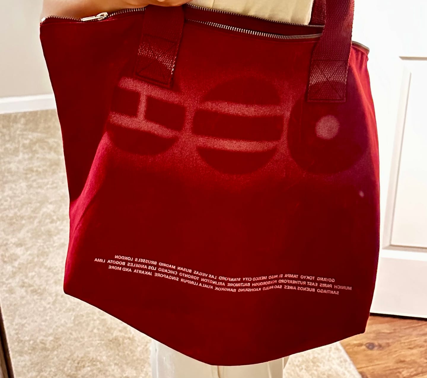 Customer photo review of [2ND PRE-ORDER] BTS - ARIRANG WORLD TOUR OFFICIAL MD FABRIC BAG