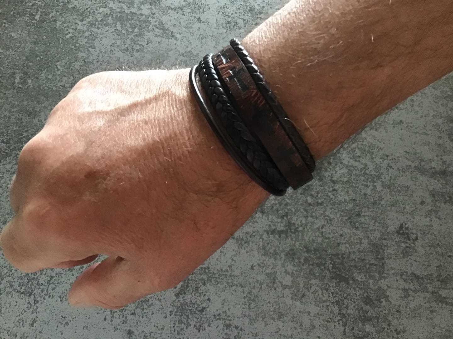 Customer photo review of Bracelet du Croisé Templier