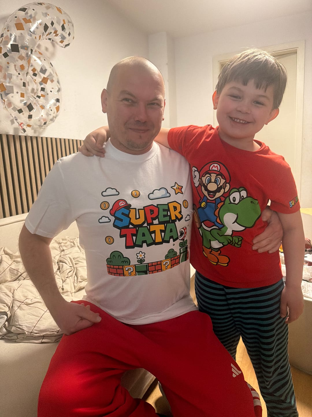 Customer photo review of "SUPER TATA" Premium T-Shirt