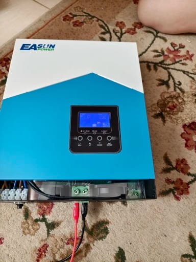 Customer photo review of EASUN POWER 2.2KW Solar Inverter 12V 220V Hybrid Inverter 80A MPPT Solar Charger
