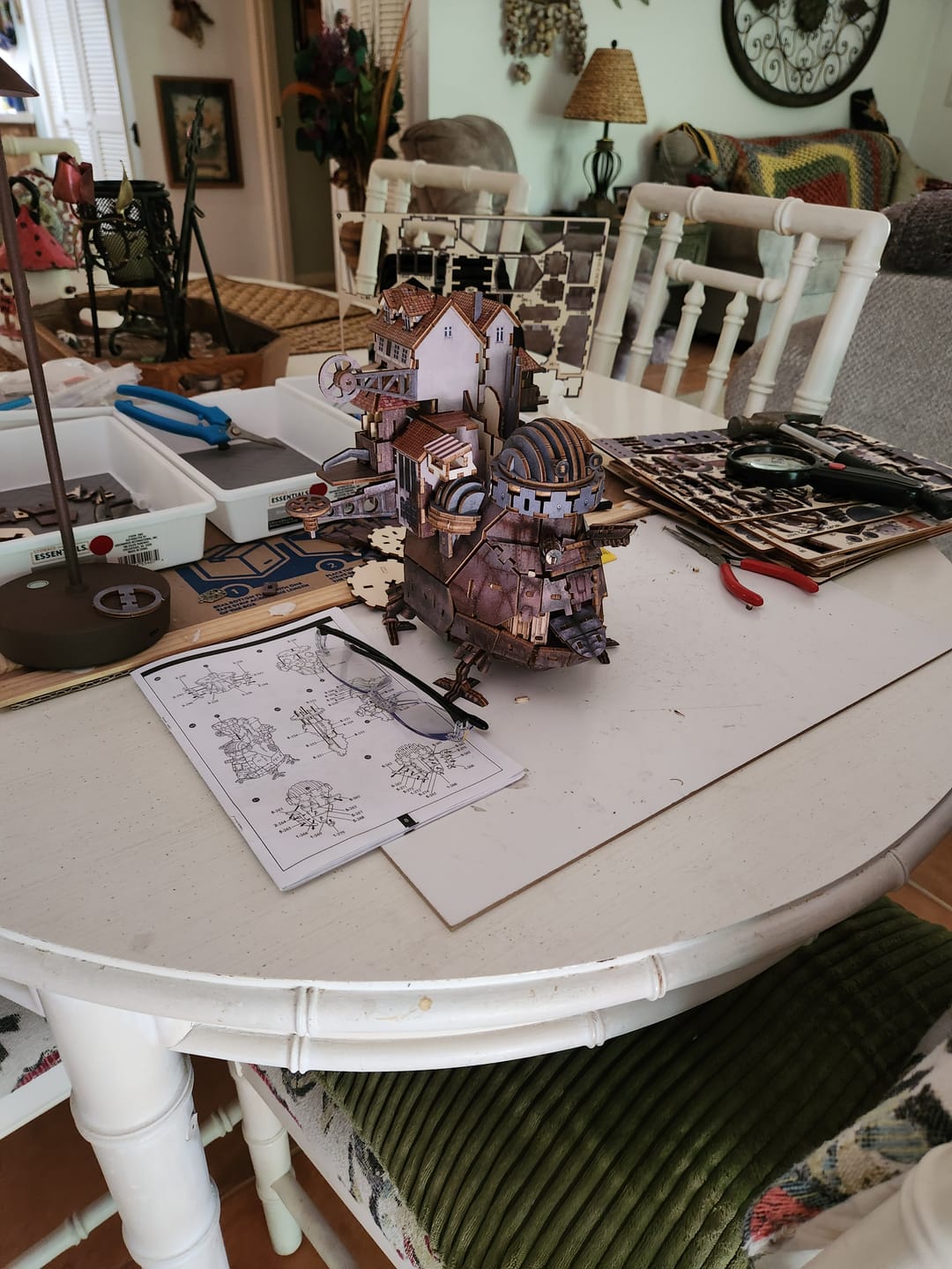 Customer photo review of Howl's Moving Castle 3D Wooden Puzzle